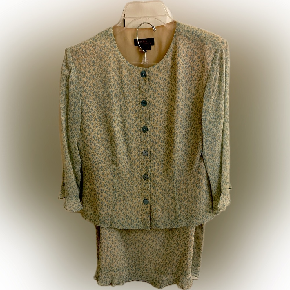 Cynthia Howie Silk Suit (Vintage)